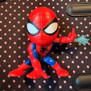 Marvel Bop It! Spider-Man Edition Handheld Electronic Game -Tested & Working